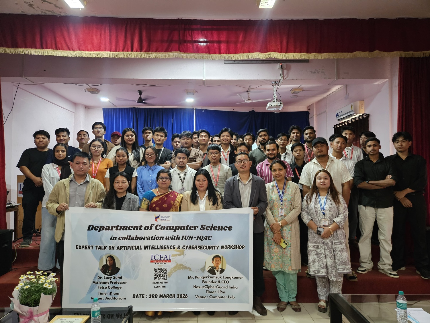 Expert Talk on Artificial Intelligence and a Cybersecurity Workshop